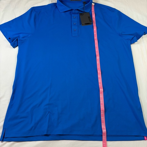 GFORE Rib Gusset Tech Pique Golf Polo RACER Blue Men’s Size XL - Picture 5 of 6